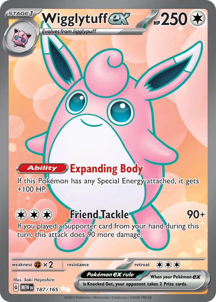Wigglytuff ex (151) - Pokémon in TCG Land México