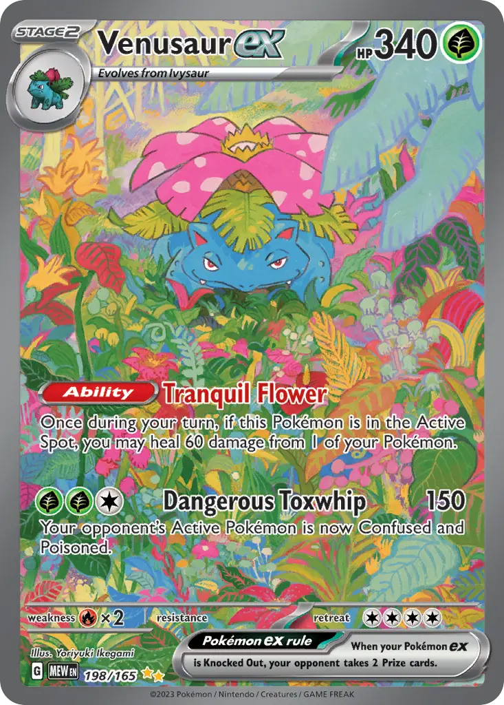 Venusaur ex (151) - Pokémon in TCG Land