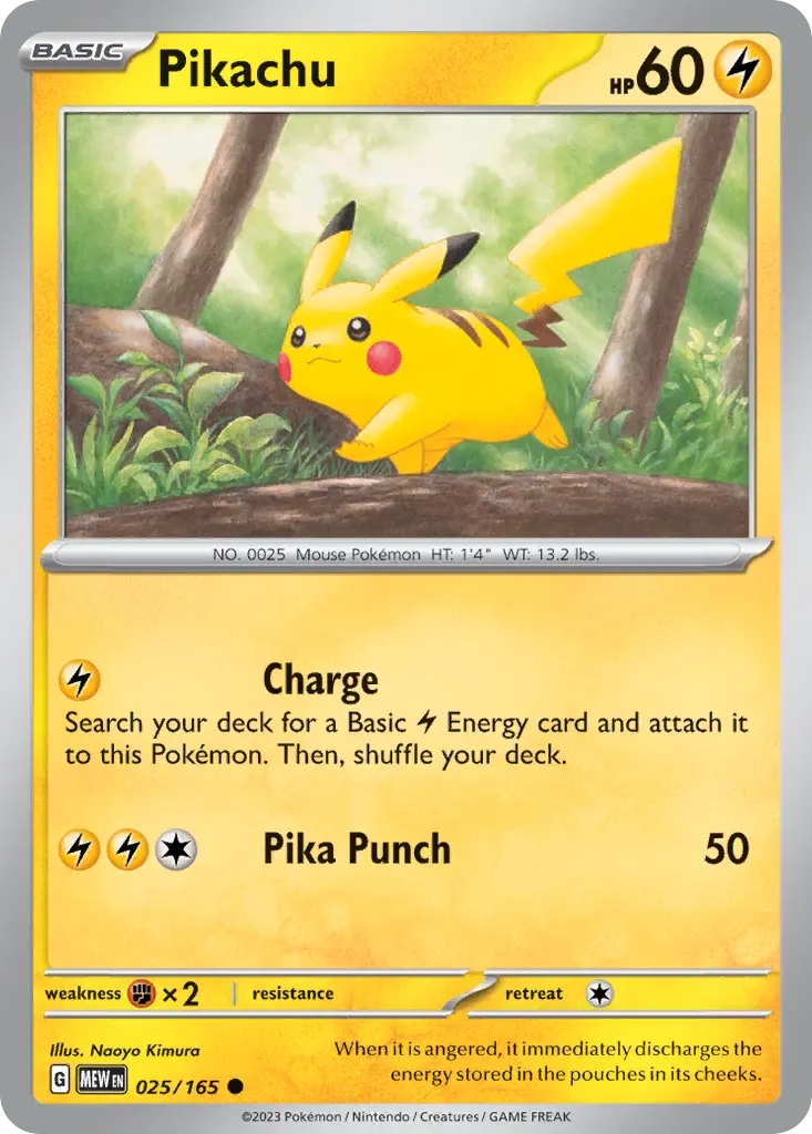 Pikachu (151) - Pokémon in TCG Land México