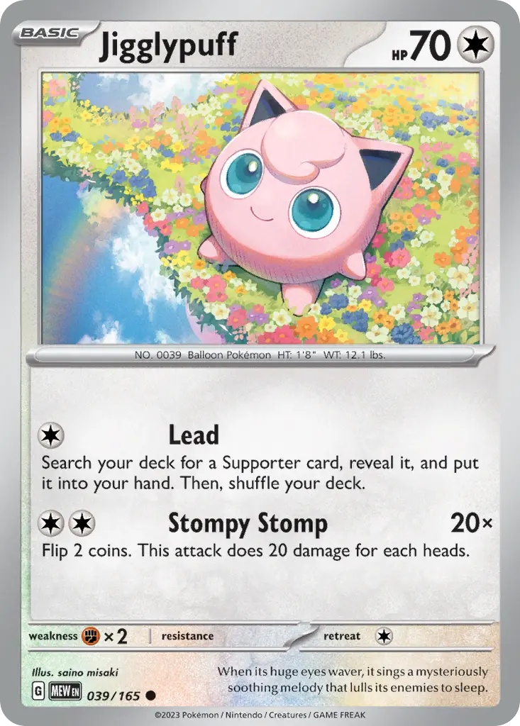 Jigglypuff (151) - Pokémon in TCG Land