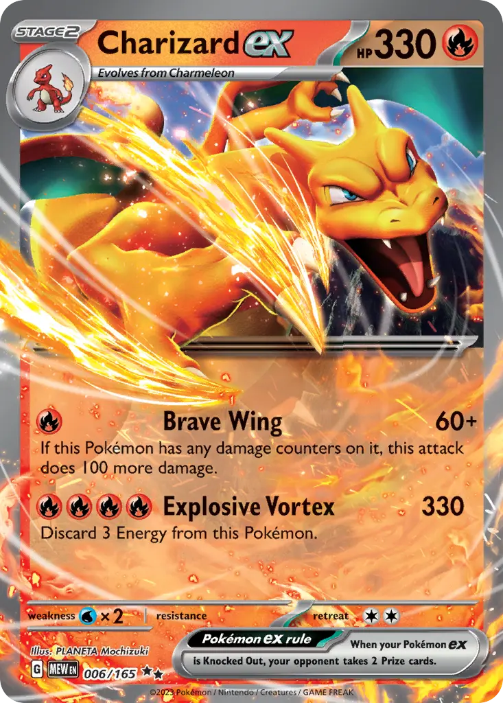 Charizard ex (151) - Pokémon in TCG Land México