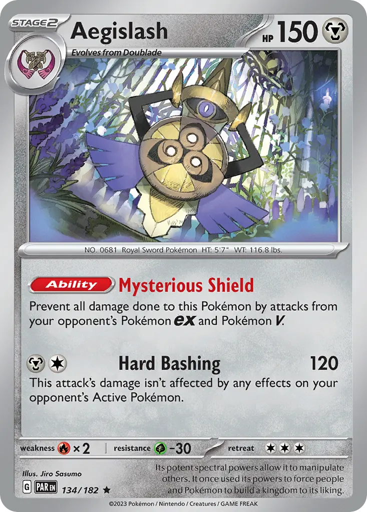Aegislash (Paradox Rift) - Pokémon in TCG Land México