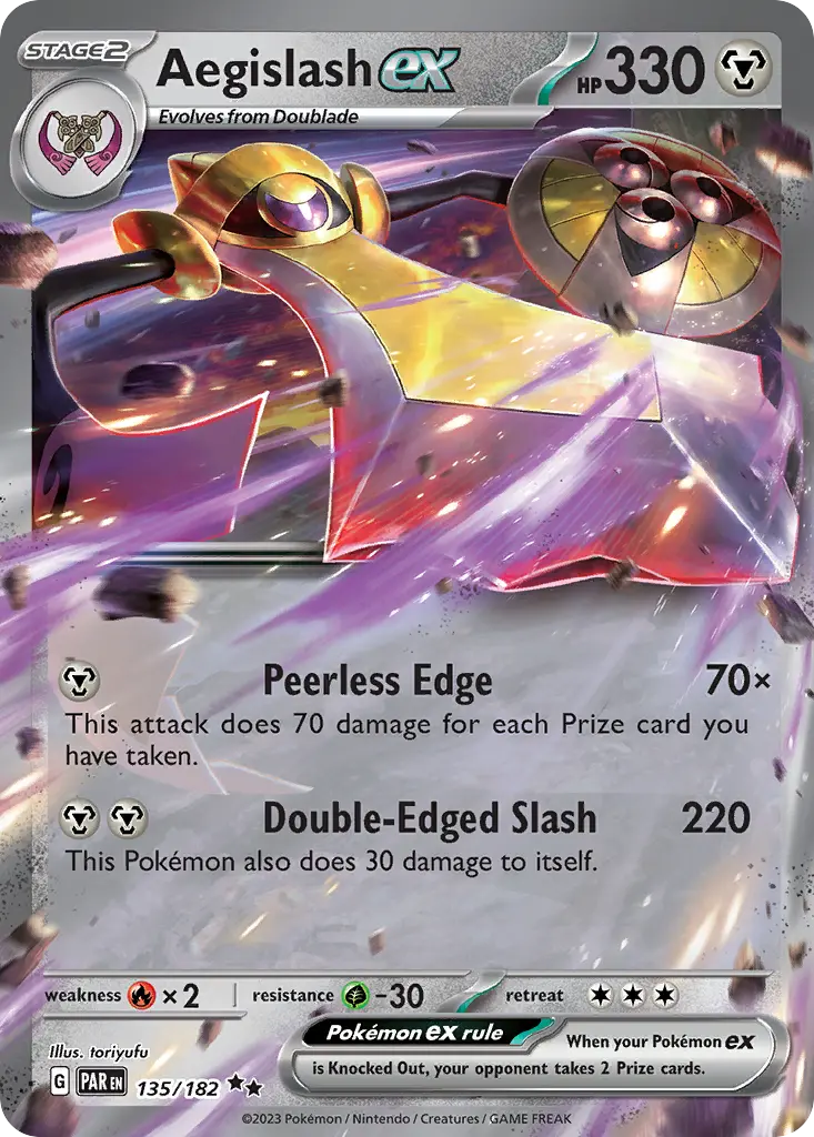 Aegislash ex (Paradox Rift) - Pokémon in TCG Land México