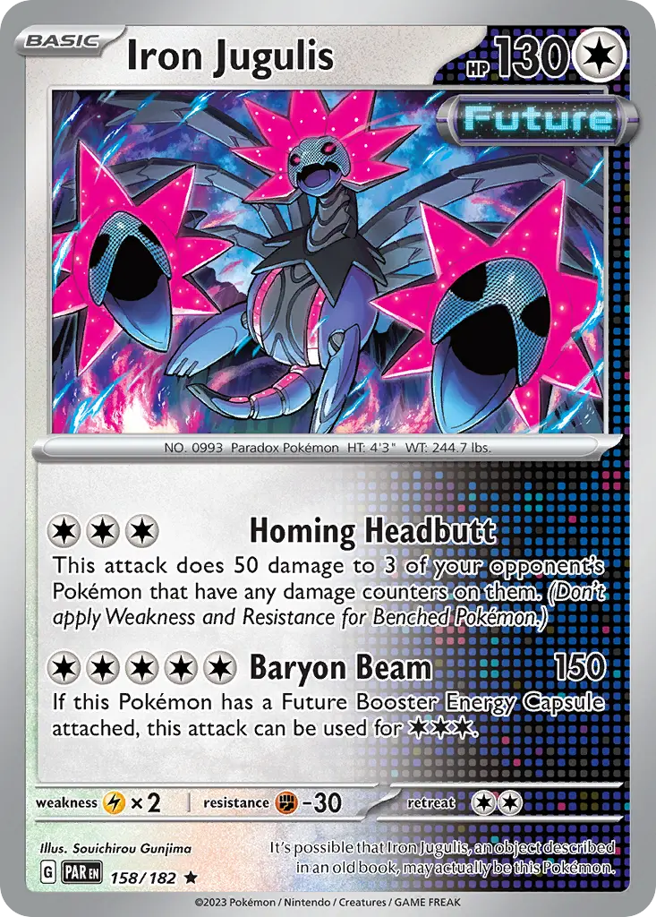 Iron Jugulis (Paradox Rift) - Pokémon in TCG Land