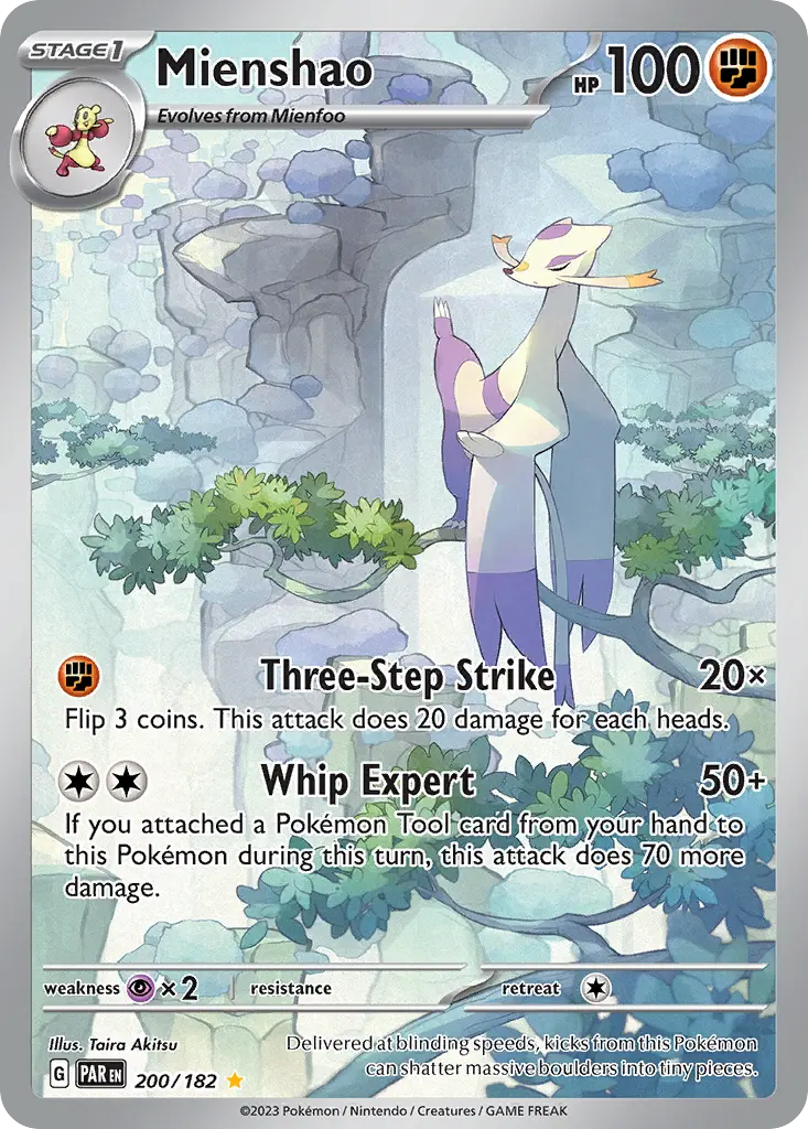 Mienshao (Paradox Rift) - Pokémon in TCG Land