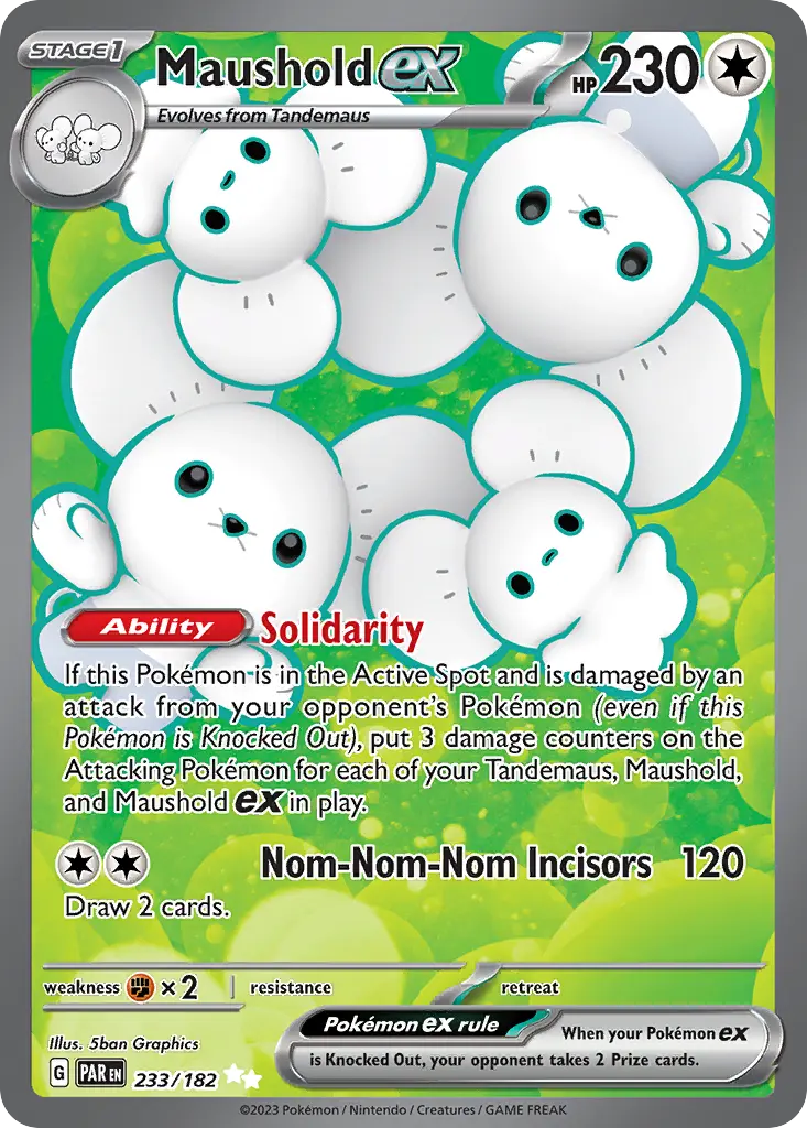Maushold ex (Paradox Rift) - Pokémon in TCG Land