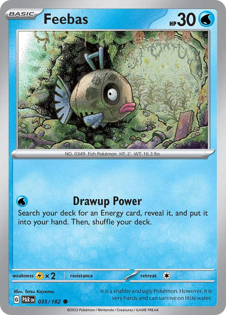 Feebas (Paradox Rift) - Pokémon in TCG Land