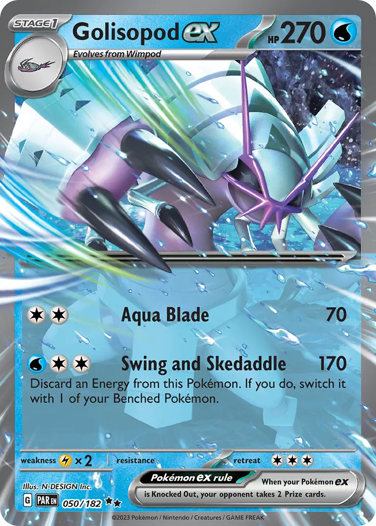 Golisopod ex (Paradox Rift) - Pokémon in TCG Land México