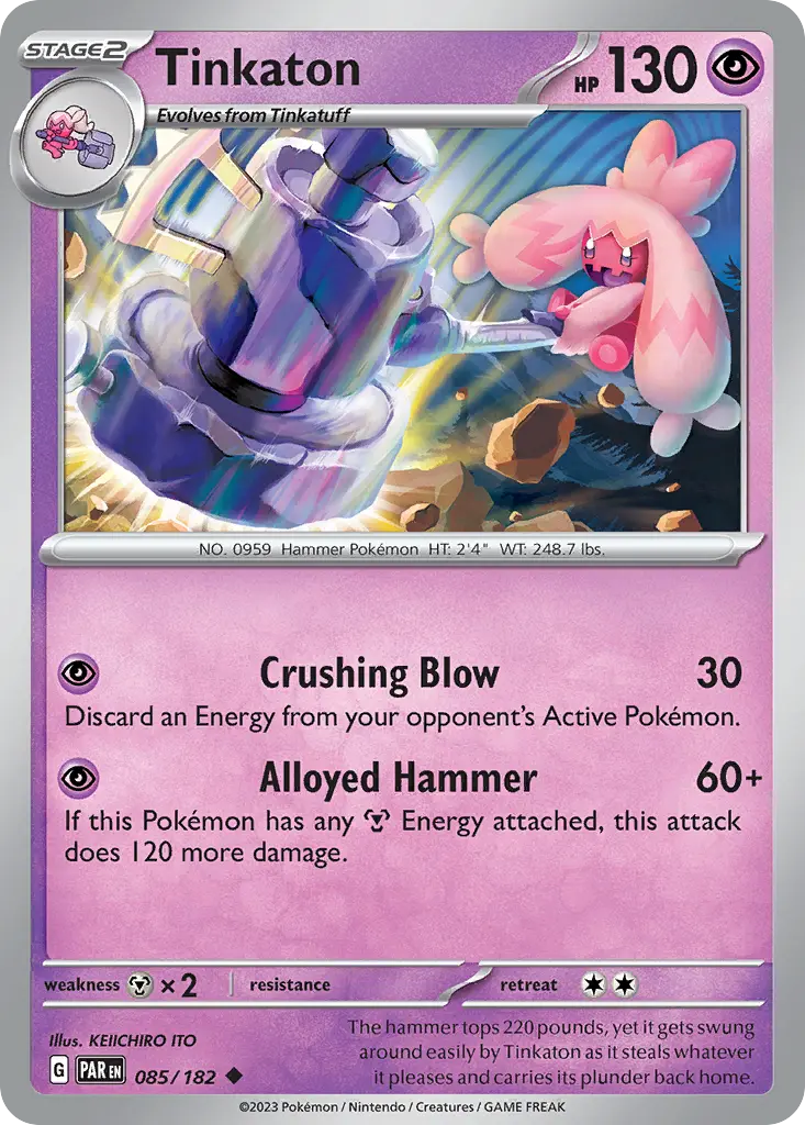 Tinkaton (Paradox Rift) - Pokémon in TCG Land