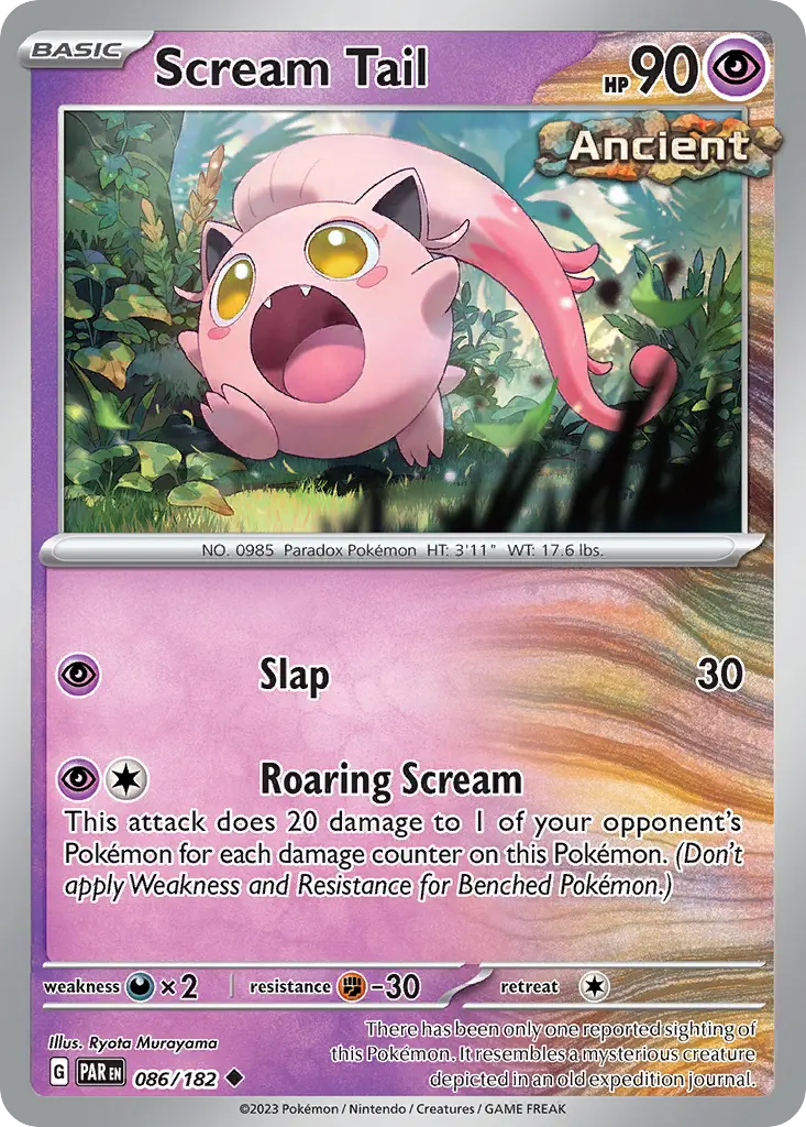 Scream Tail (Paradox Rift) - Pokémon in TCG Land