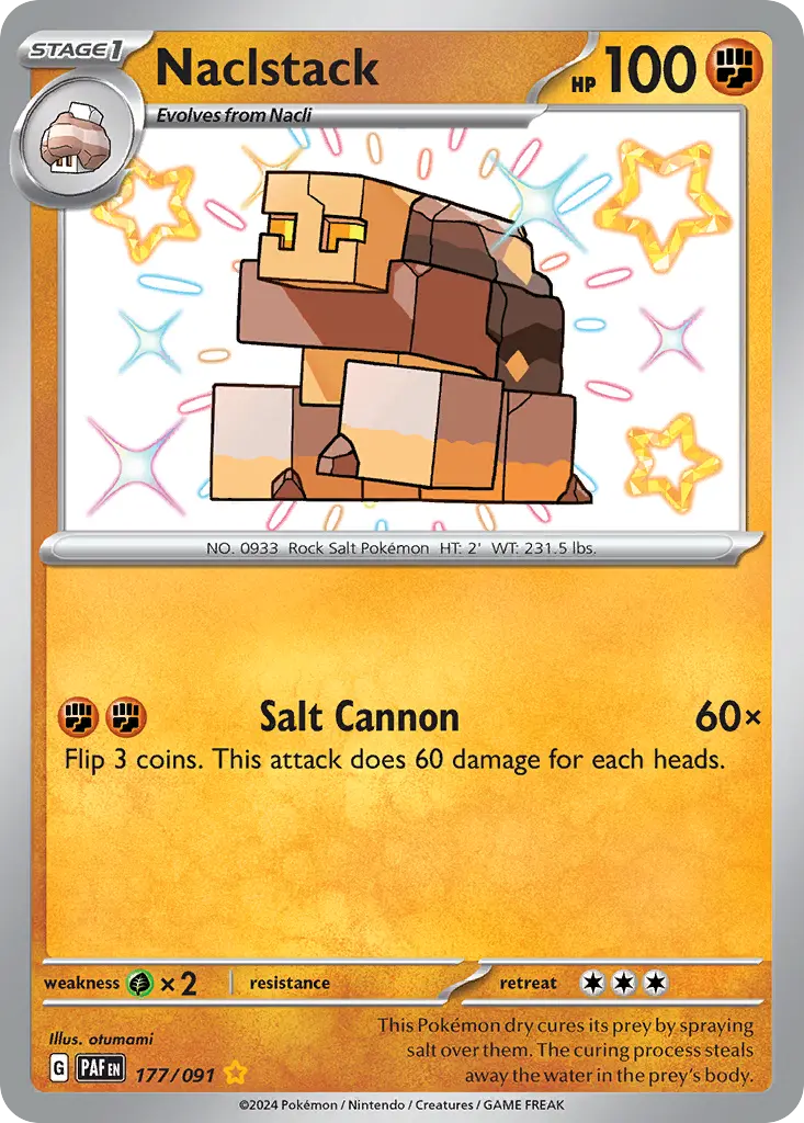 Naclstack (Paldean Fates) - Pokémon in TCG Land