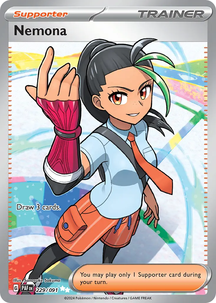 Nemona (Paldean Fates) - Pokémon in TCG Land México