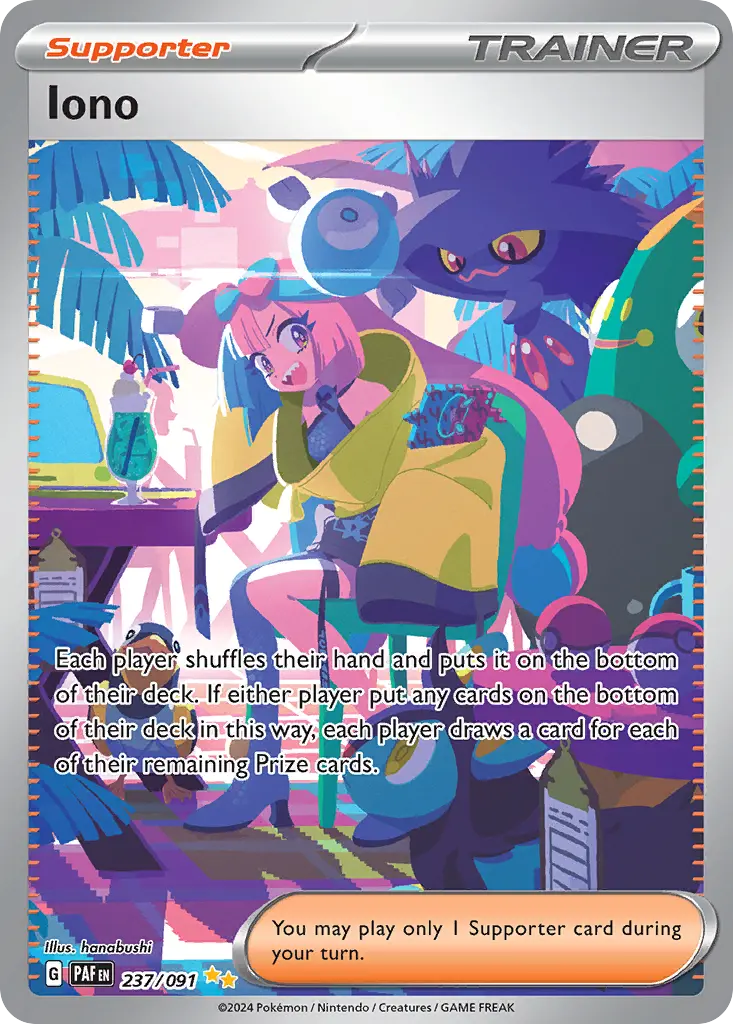 Iono (Paldean Fates) - Pokémon in TCG Land México