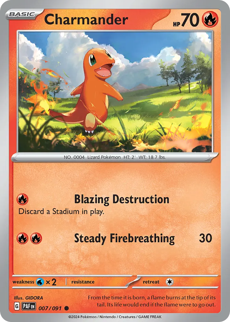 Charmander (Paldean Fates) - Pokémon in TCG Land México