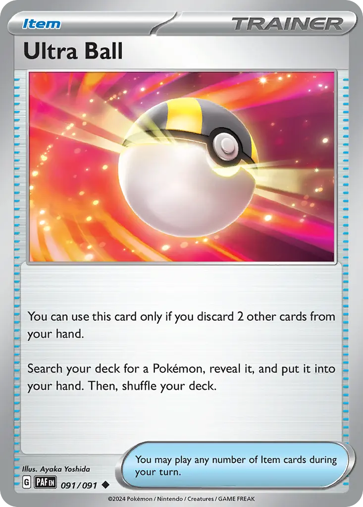 Ultra Ball (Paldean Fates) - Pokémon in TCG Land México