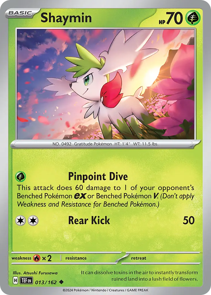 Shaymin (Temporal Forces) - Pokémon in TCG Land México