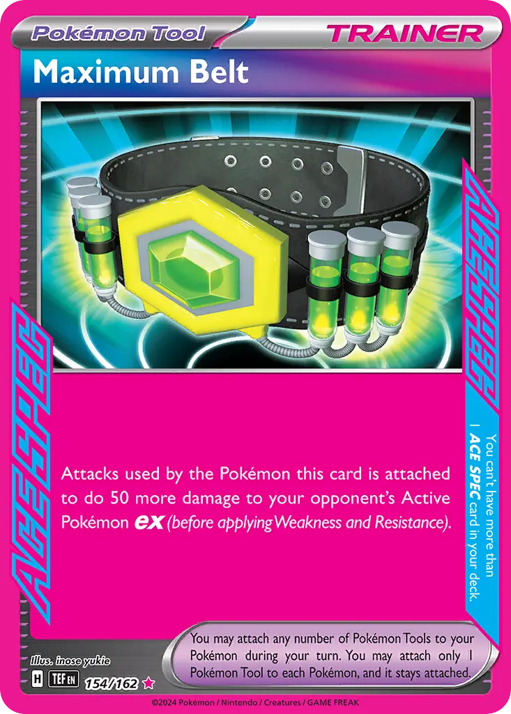 Maximum Belt (Temporal Forces) - Pokémon in TCG Land México