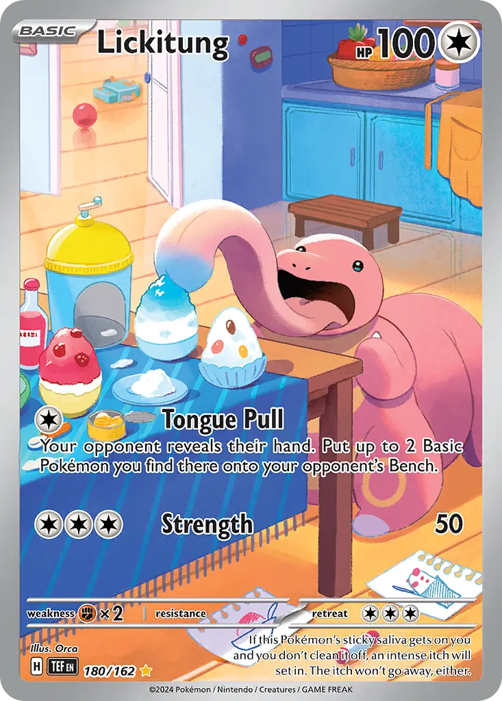 Lickitung (Temporal Forces) - Pokémon in TCG Land México