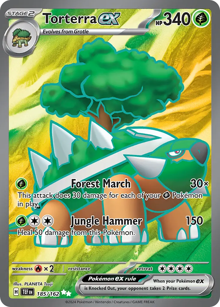 Torterra ex (Temporal Forces) - Pokémon in TCG Land México