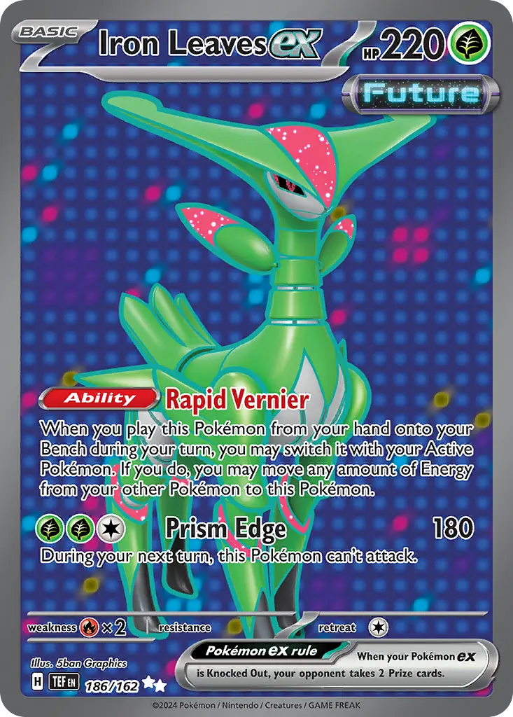 Iron Leaves ex (Temporal Forces) - Pokémon in TCG Land
