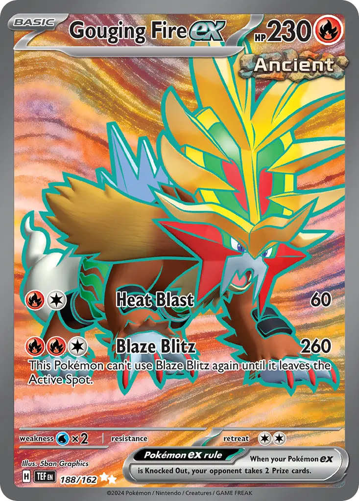 Gouging Fire ex (Temporal Forces) - Pokémon in TCG Land