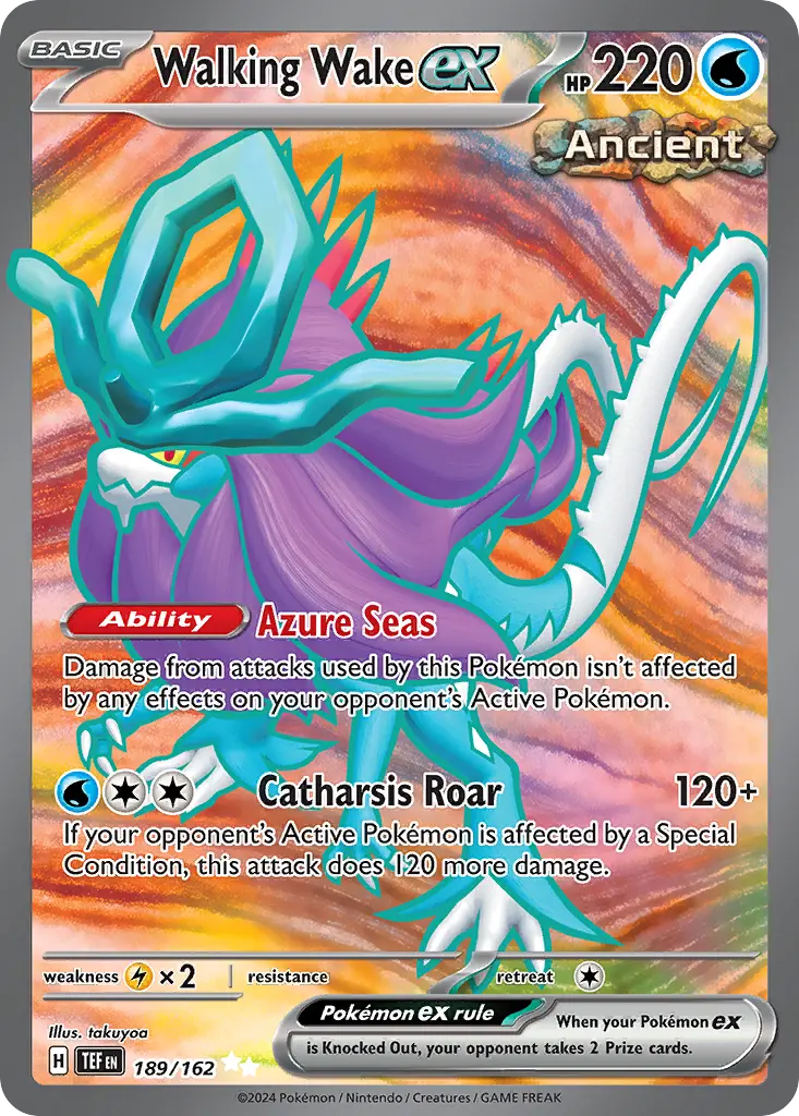 Walking Wake ex (Temporal Forces) - Pokémon in TCG Land