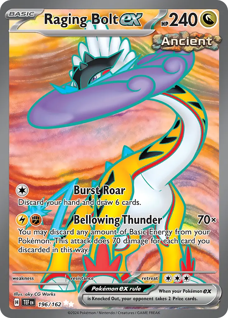 Raging Bolt ex (Temporal Forces) - Pokémon in TCG Land México