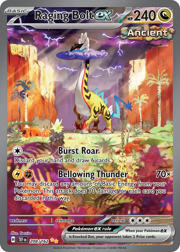 Raging Bolt ex (Temporal Forces) - Pokémon in TCG Land México