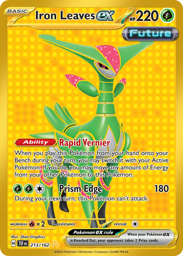 Iron Leaves ex (Temporal Forces) - Pokémon in TCG Land