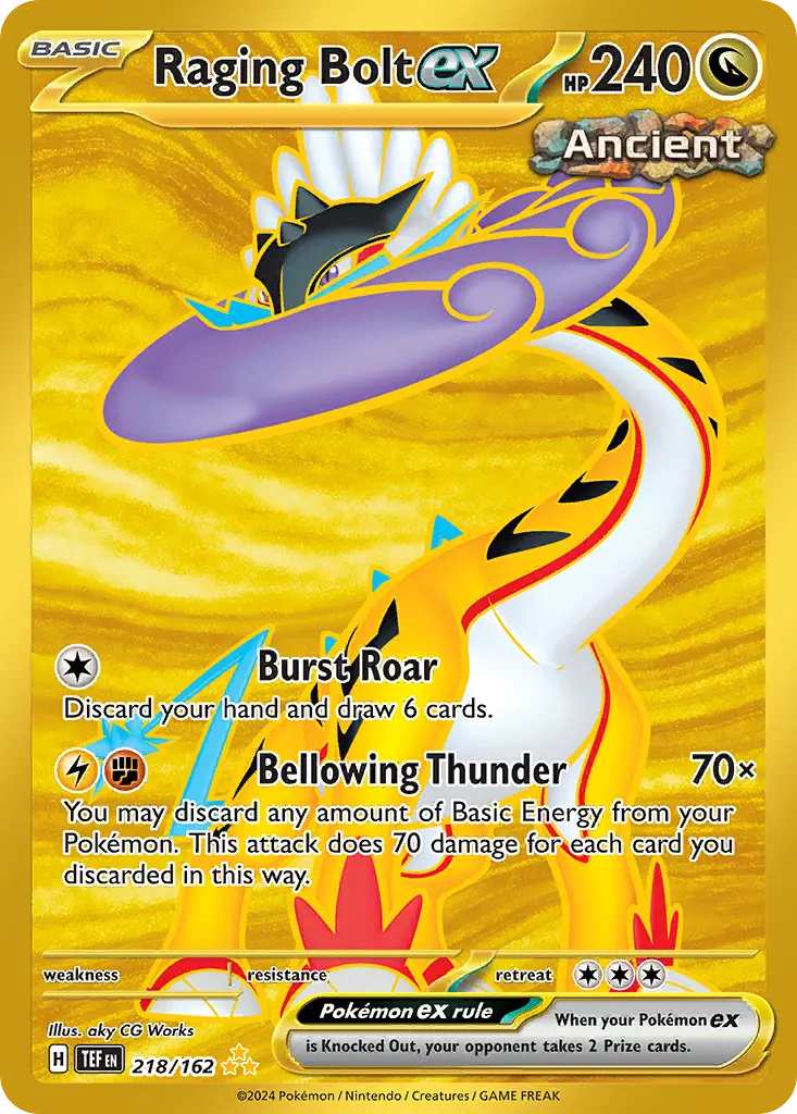 Raging Bolt ex (Temporal Forces) - Pokémon in TCG Land