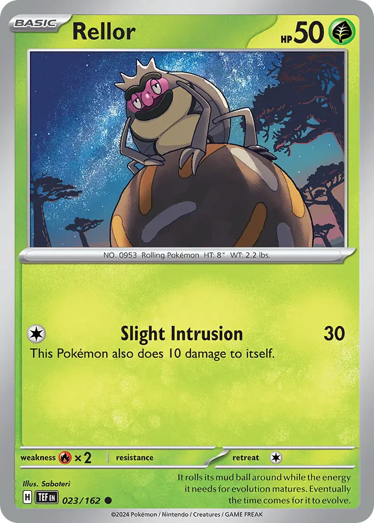 Rellor (Temporal Forces) - Pokémon in TCG Land México