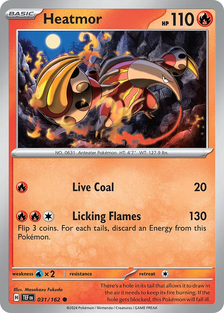 Heatmor (Temporal Forces) - Pokémon in TCG Land México
