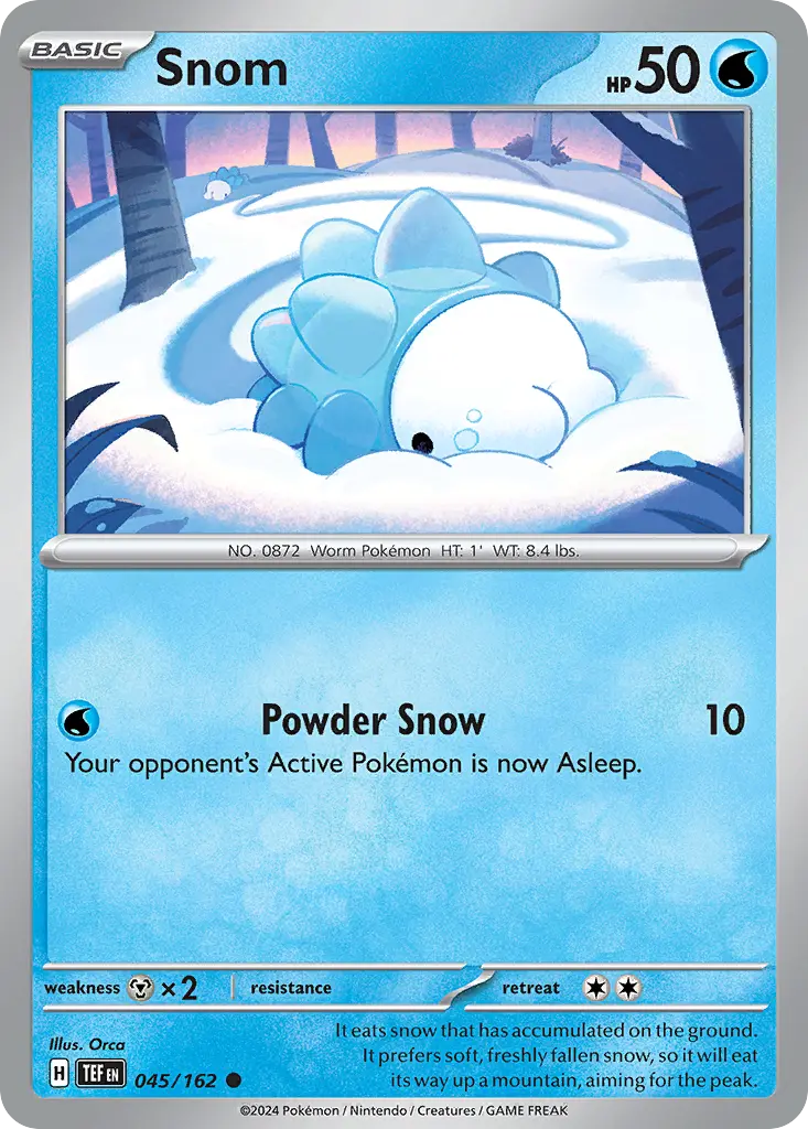Snom (Temporal Forces) - Pokémon in TCG Land México