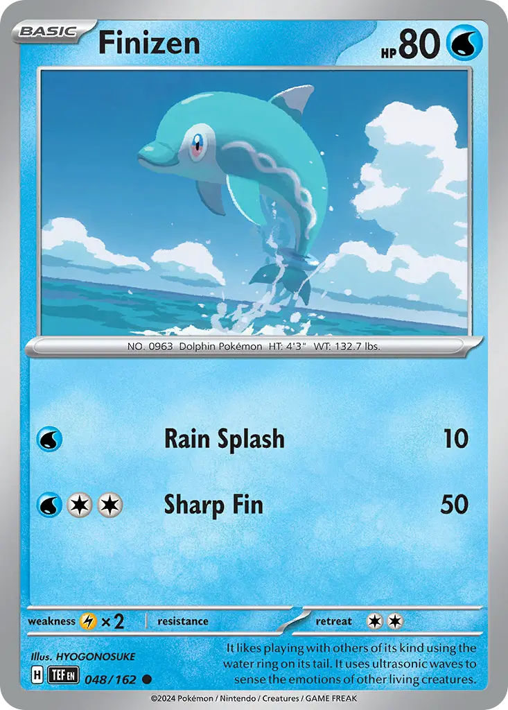 Finizen (Temporal Forces) - Pokémon in TCG Land
