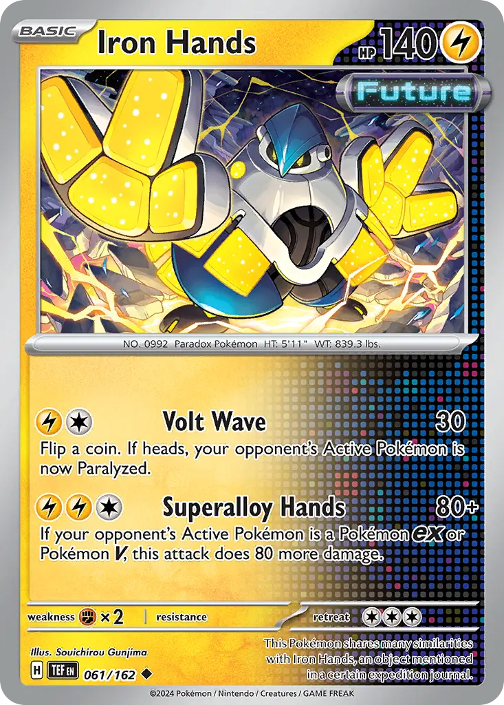 Iron Hands (Temporal Forces) - Pokémon in TCG Land México