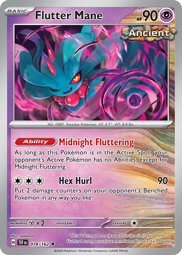 Flutter Mane (Temporal Forces) - Pokémon in TCG Land