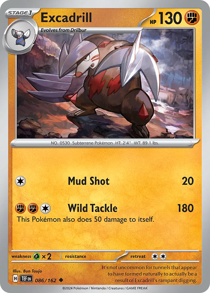 Excadrill (Temporal Forces) - Pokémon in TCG Land
