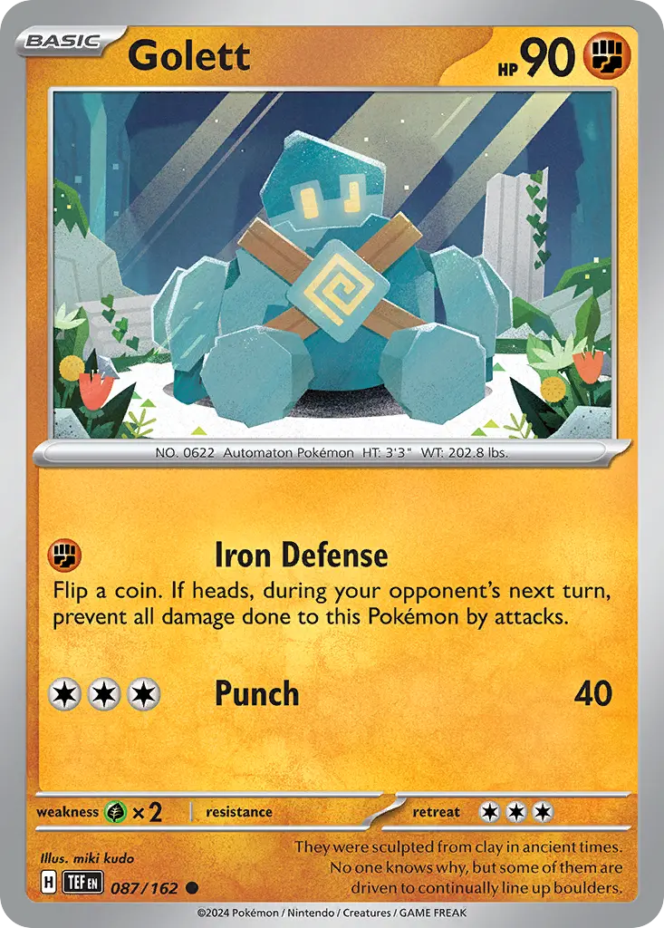 Golett (Temporal Forces) - Pokémon in TCG Land México