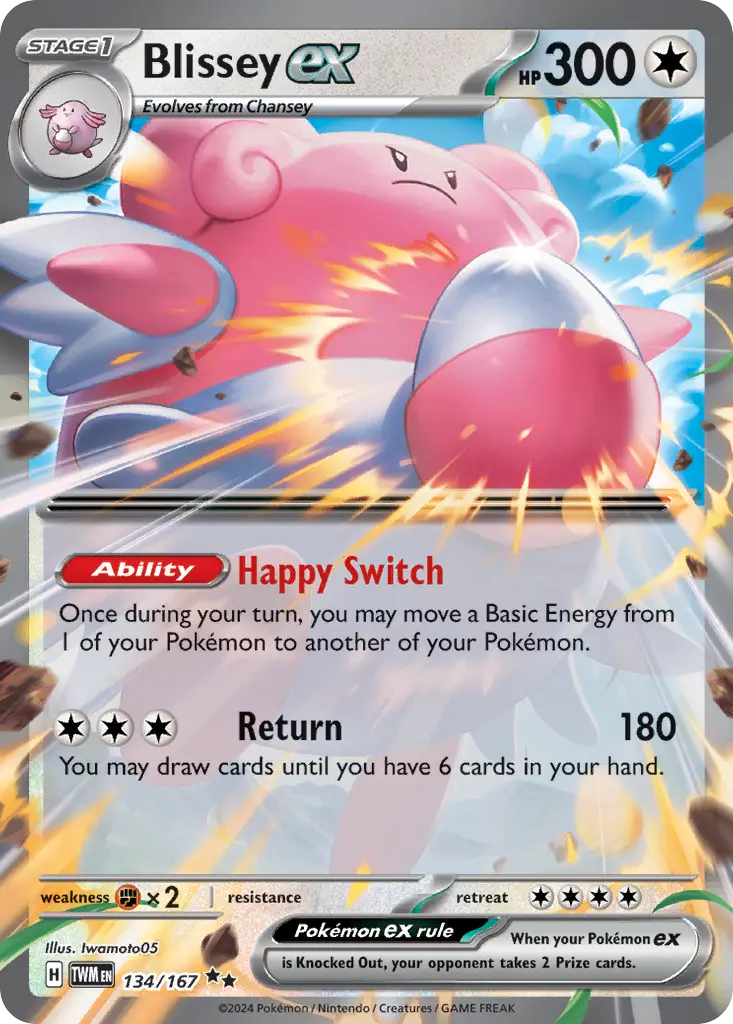 Blissey ex (Twilight Masquerade) - Pokémon in TCG Land México