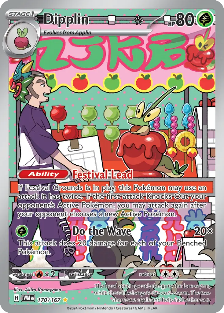 Dipplin (Twilight Masquerade) - Pokémon in TCG Land