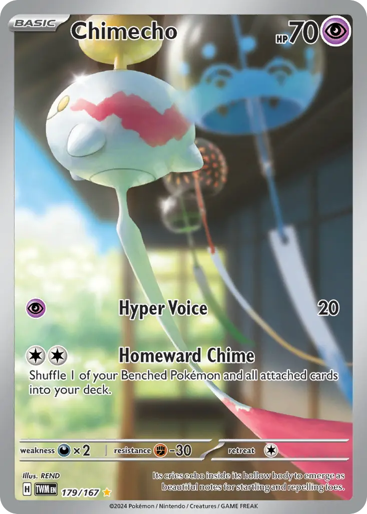 Chimecho (Twilight Masquerade) - Pokémon in TCG Land México