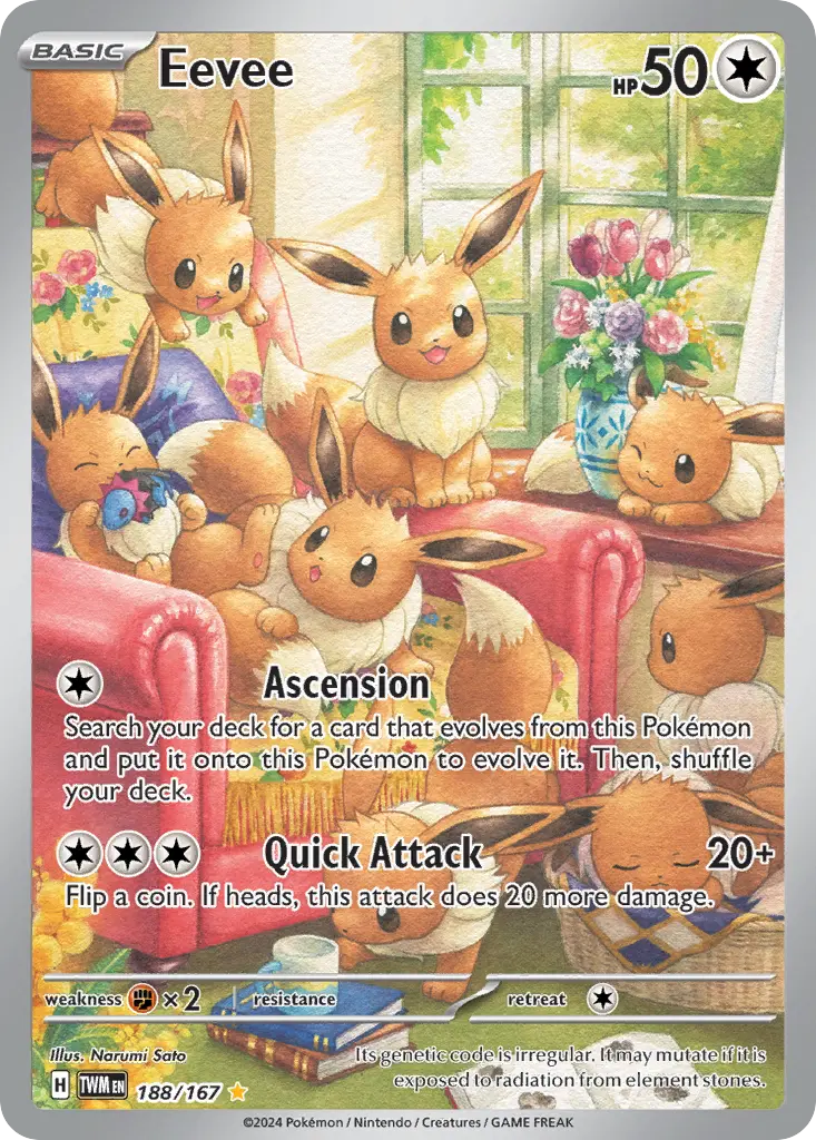 Eevee (Twilight Masquerade) - Pokémon in TCG Land México
