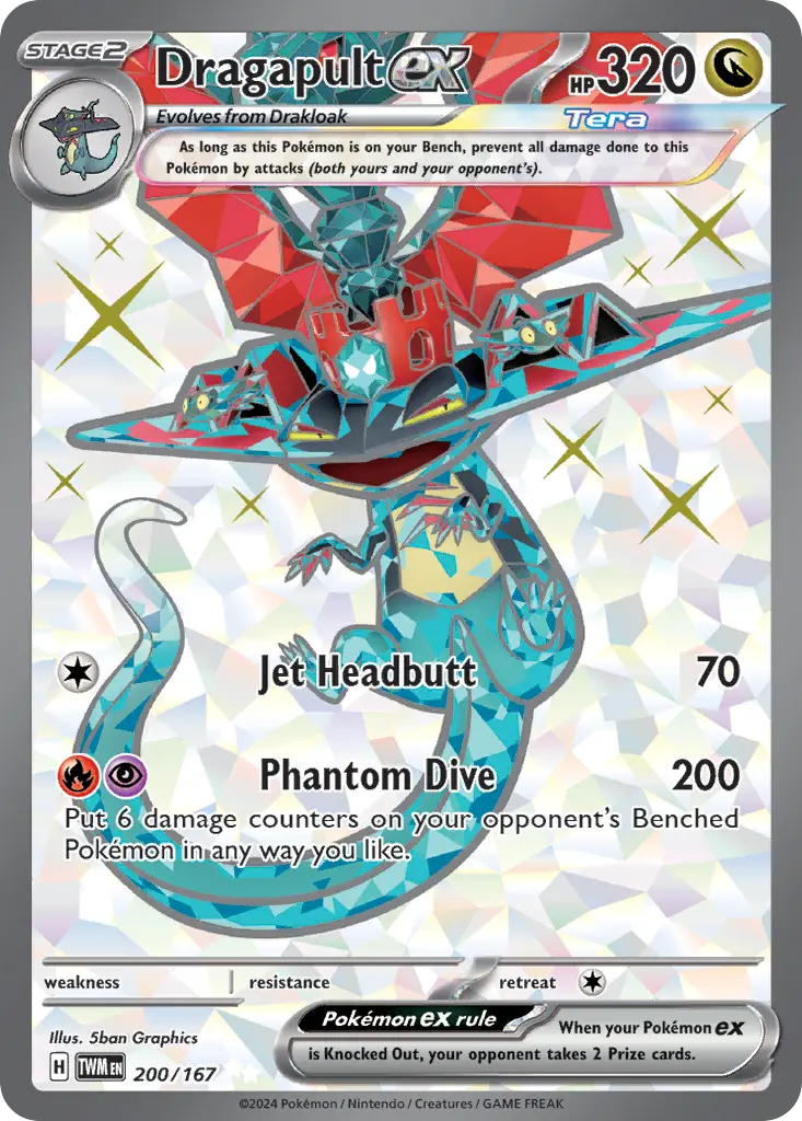 Dragapult ex (Twilight Masquerade) - Pokémon in TCG Land