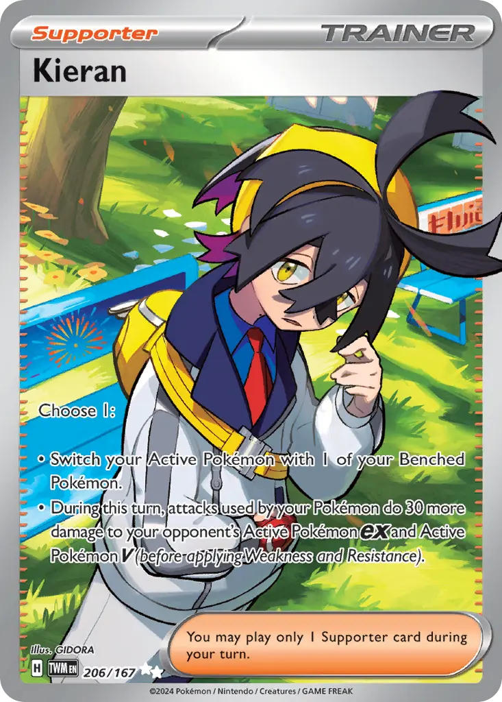 Kieran (Twilight Masquerade) - Pokémon in TCG Land México