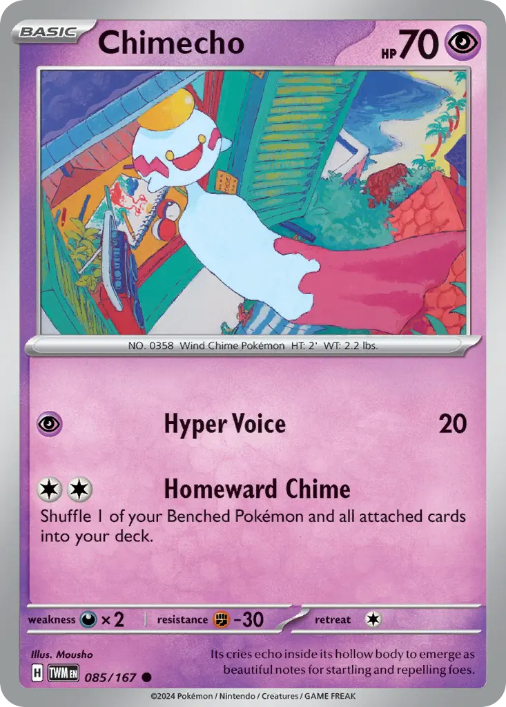Chimecho (Twilight Masquerade) - Pokémon in TCG Land México
