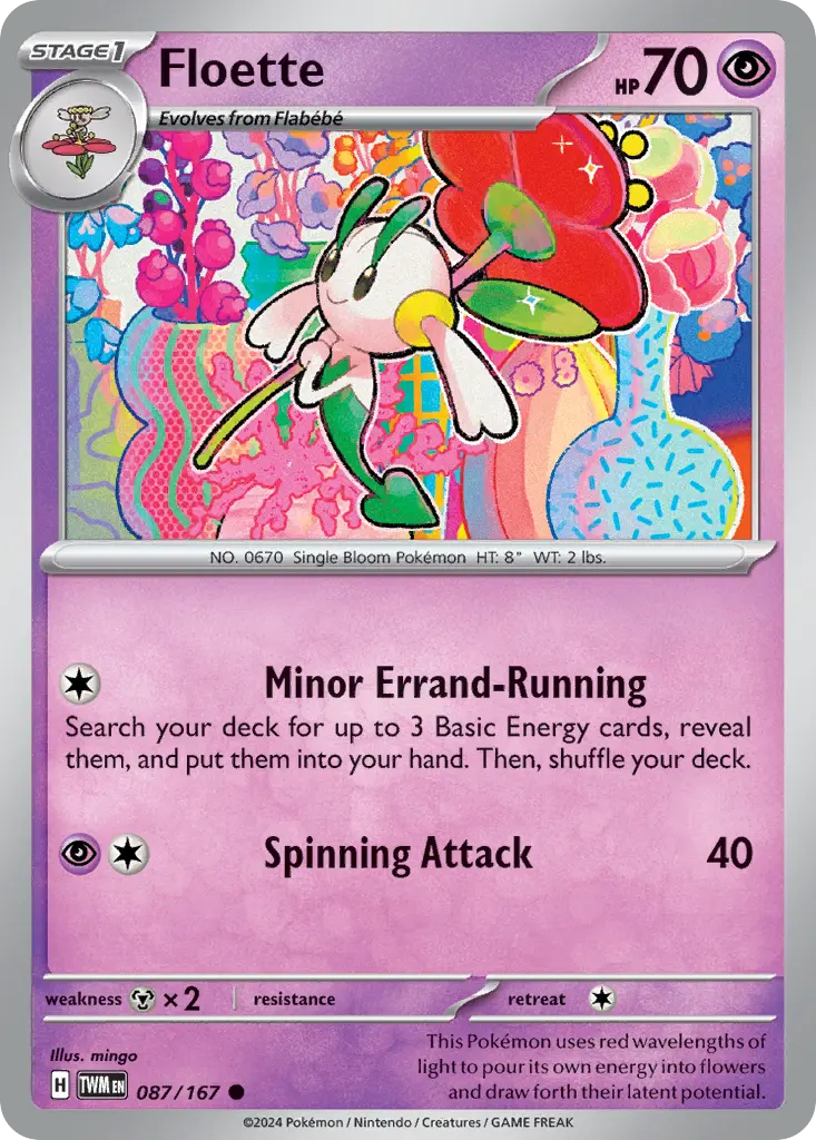 Floette (Twilight Masquerade) - Pokémon in TCG Land México