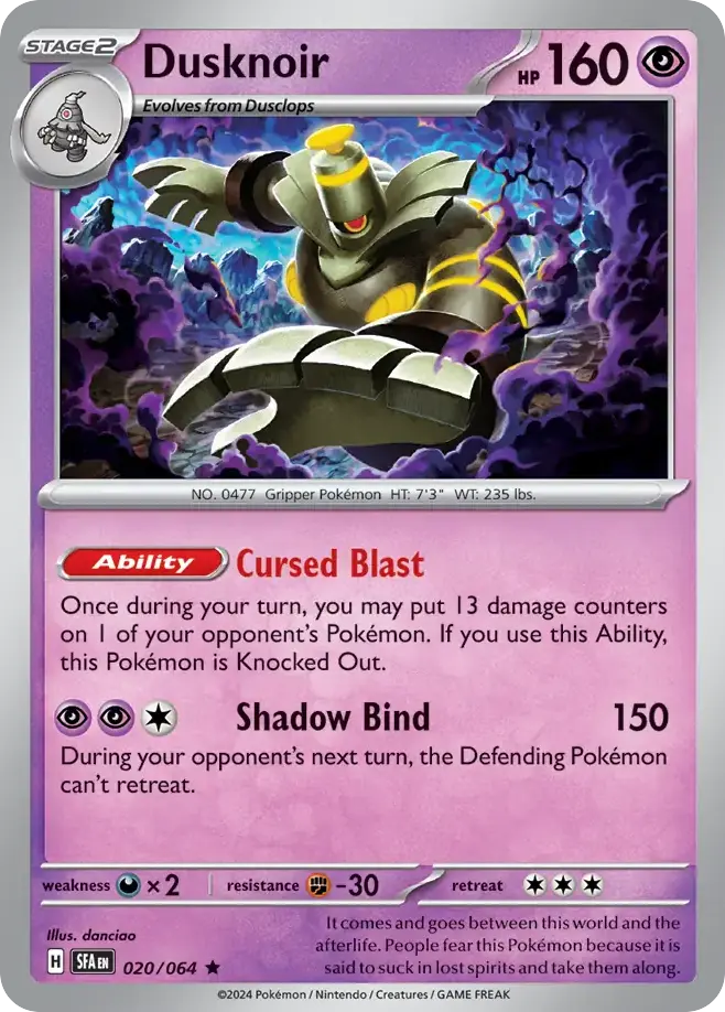 Dusknoir (Shrouded Fable) - Pokémon in TCG Land México