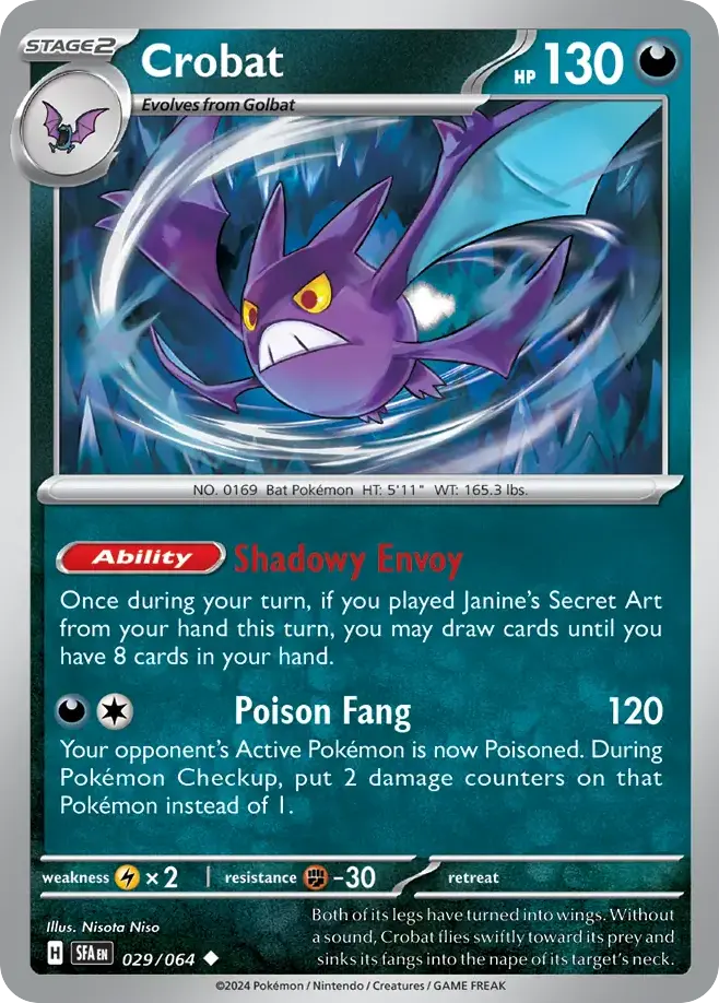 Crobat (Shrouded Fable) - Pokémon in TCG Land México