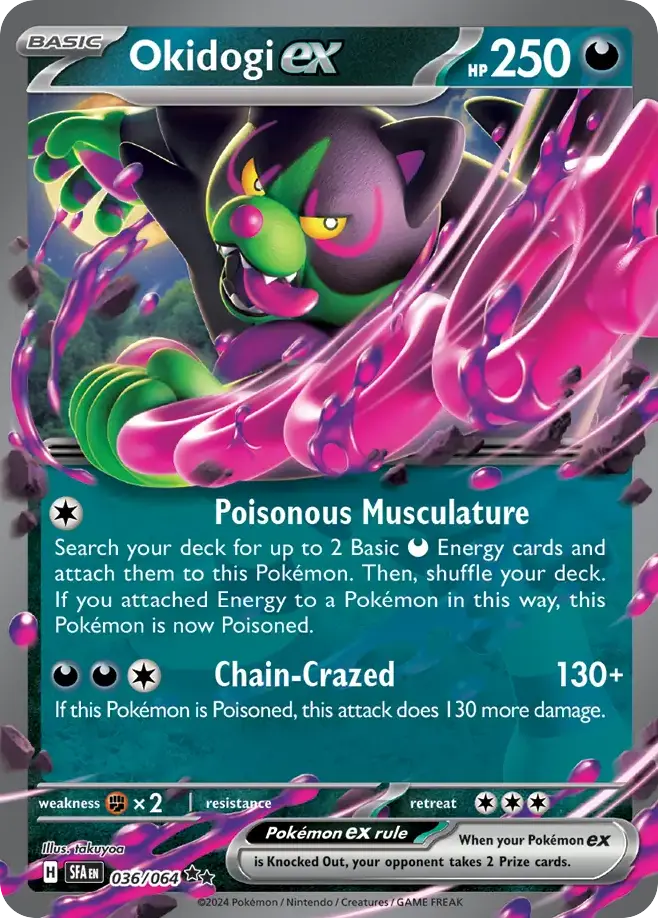 Okidogi ex (Shrouded Fable) - Pokémon in TCG Land