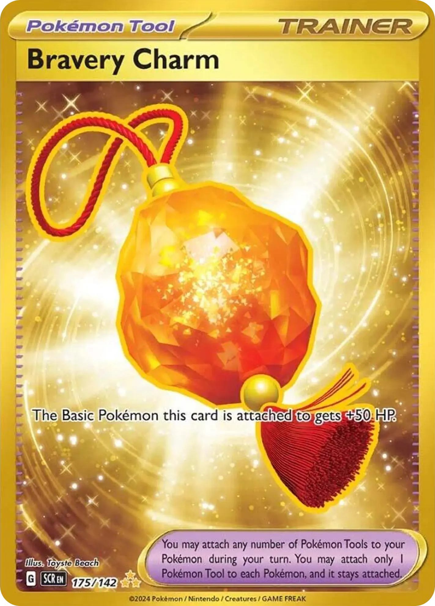 Bravery Charm (Stellar Crown) - Pokémon in TCG Land